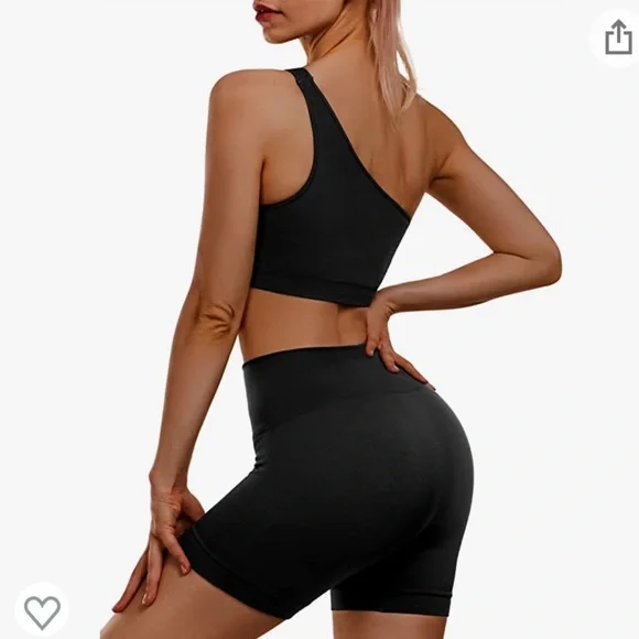 Biker Shorts high Waisted Workout Shorts - Picture 1 of 5